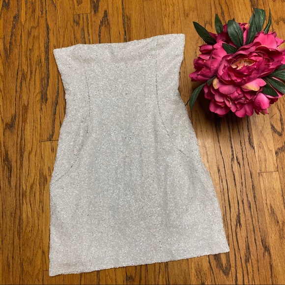 Peter Soronen White Hot Sequin Mini Dress 💕💕 - Picture 4 of 9